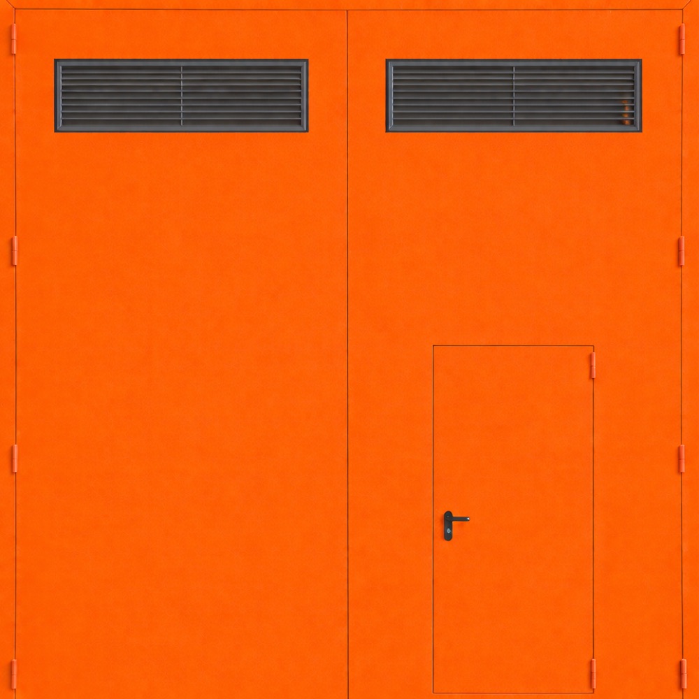 Ворота 4 метра с вентиляцией